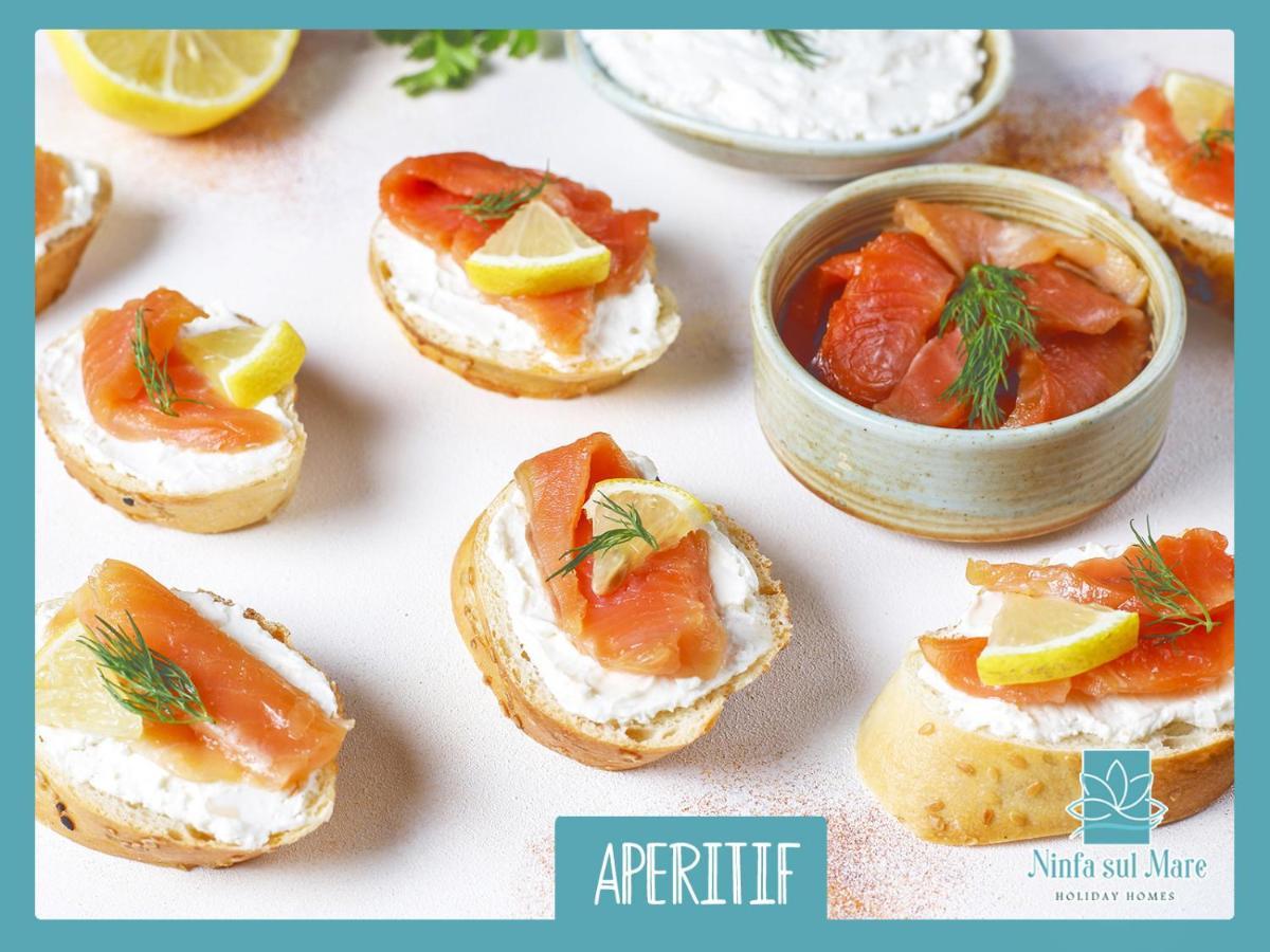 Ninfa Sul Mare Apartments 50 M E T R I Dal Mare Best Breakfast And Free Parking Capo Vaticano Buitenkant foto
