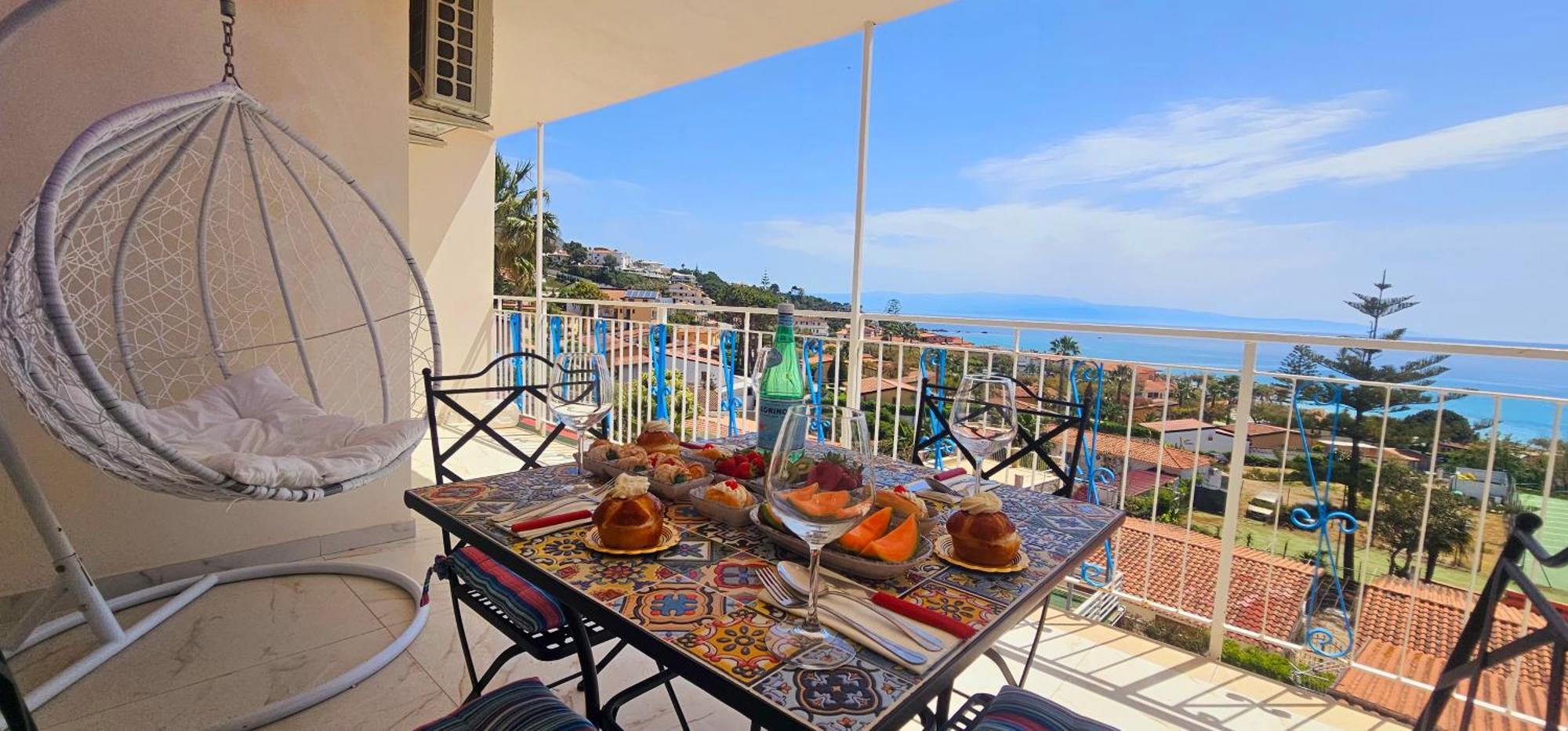 Ninfa Sul Mare Apartments 50 M E T R I Dal Mare Best Breakfast And Free Parking Capo Vaticano Buitenkant foto
